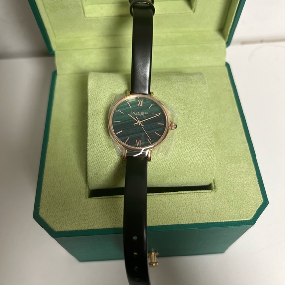 Lola Rose Malachite Textured Watch - Picture 7 of 10